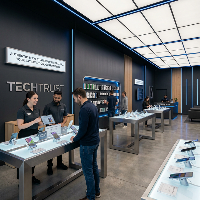 Modern Tech Store Interior